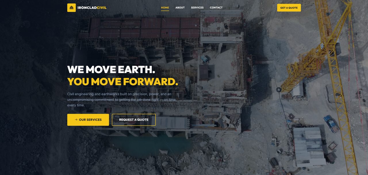 Ironclad Civil website